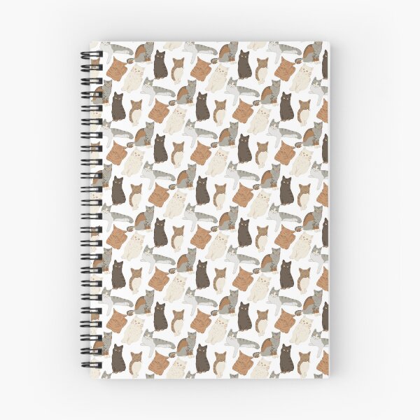 Item preview, Cute Flat Vector Mixed Cat Breeds White Pattern designed and sold by svitlaarty.