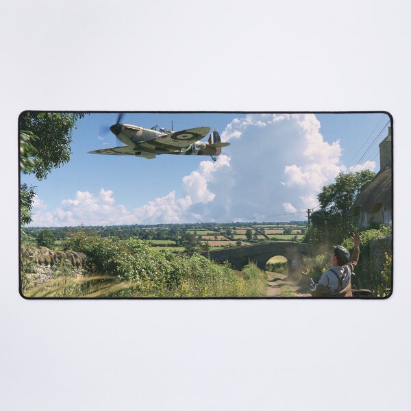 Item preview, Spitfire A Wave From The Country Lane designed and sold by Skyframe Aviation.