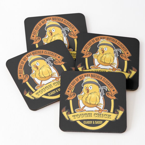 Item preview, Tough Chick Clucker Attitude Funny Animal Emblem designed and sold by OlafZemlak.