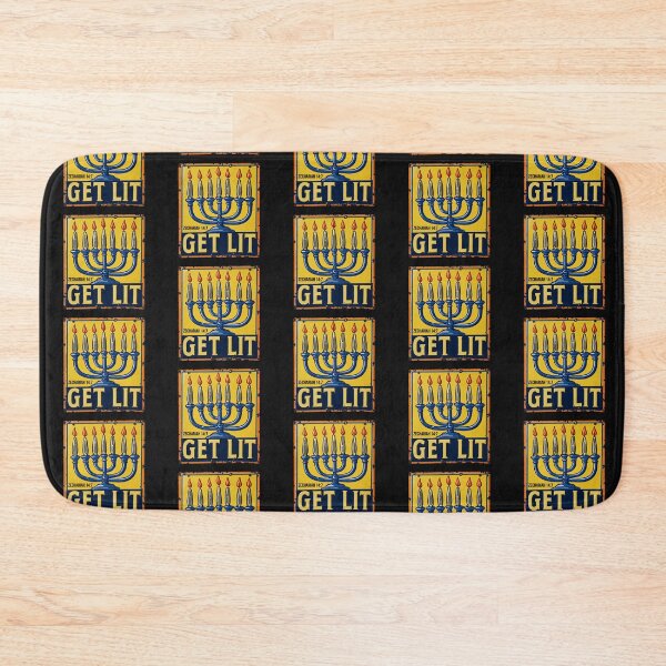 Item preview, Chanukah Get Lit Menorah designed and sold by scripturehood.