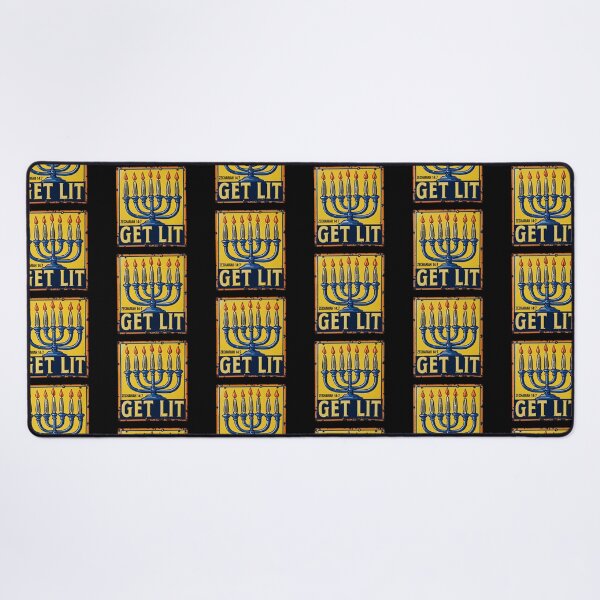 Item preview, Chanukah Get Lit Menorah designed and sold by scripturehood.