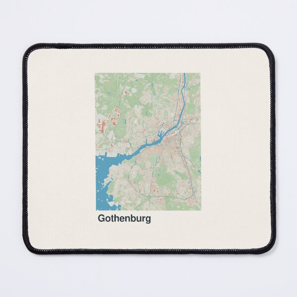 Item preview, Gothenburg Minimalistic Map Art designed and sold by MapsNerd.