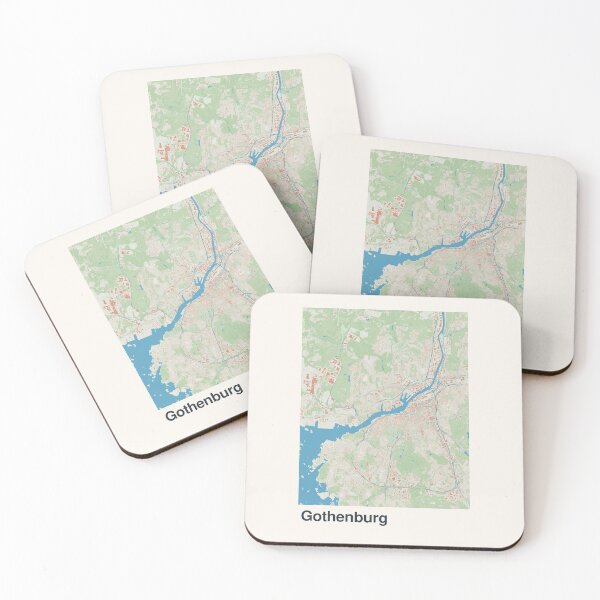 Item preview, Gothenburg Minimalistic Map Art designed and sold by MapsNerd.