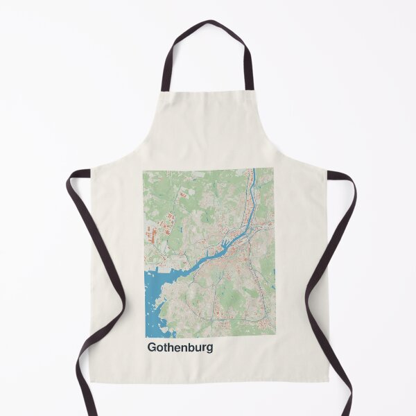 Item preview, Gothenburg Minimalistic Map Art designed and sold by MapsNerd.