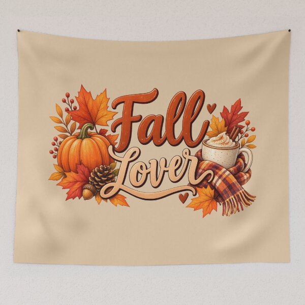Item preview, Fall Lover – Cozy Pumpkin Spice Autumn Design designed and sold by blankTeeShirt.