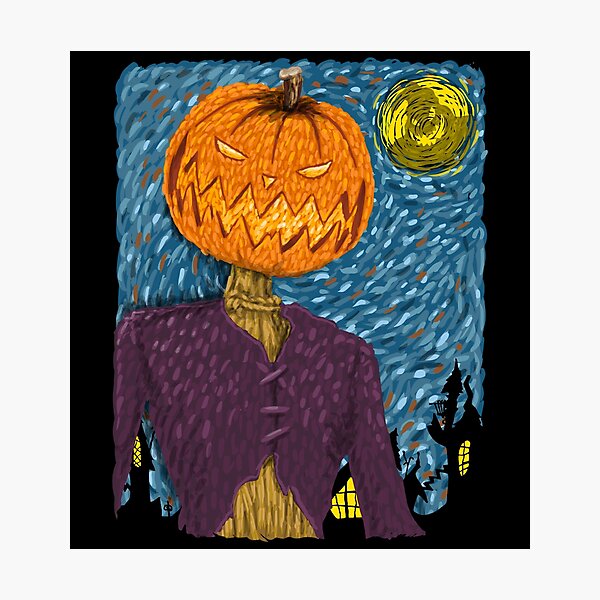 Item preview, Starry Night in Halloween Town designed and sold by zoezowie79.