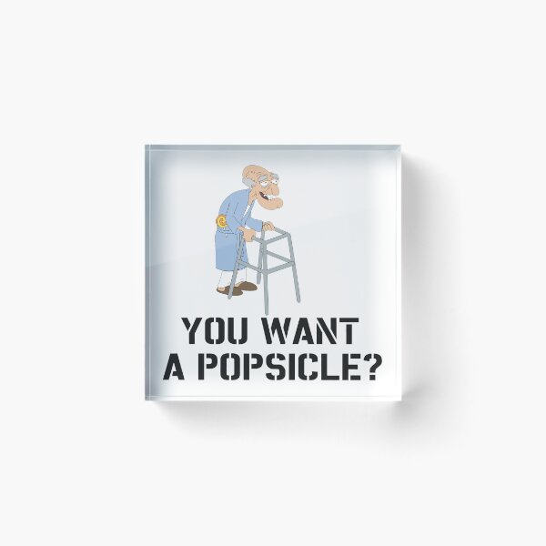 Item preview, Funny Old Man You Want A Popsicle Quote Design designed and sold by OlafZemlak.