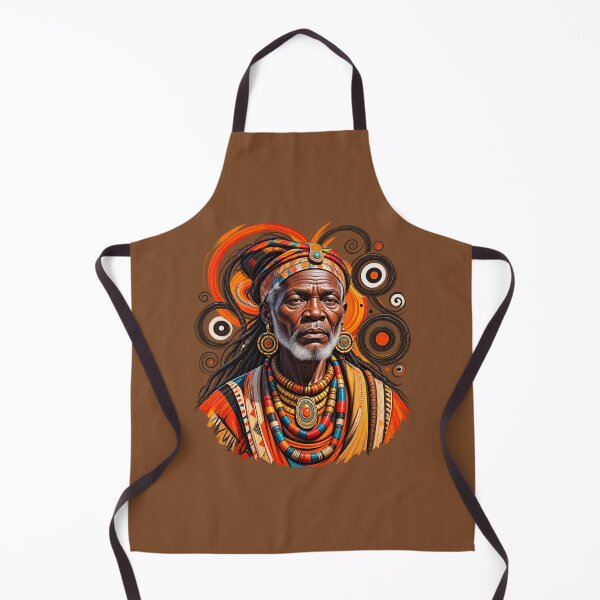 Item preview, African Spiritual Elder Portrait Art | Ancestral Wisdom Keeper | African Spirituality Wall Art designed and sold by 'VARI'.