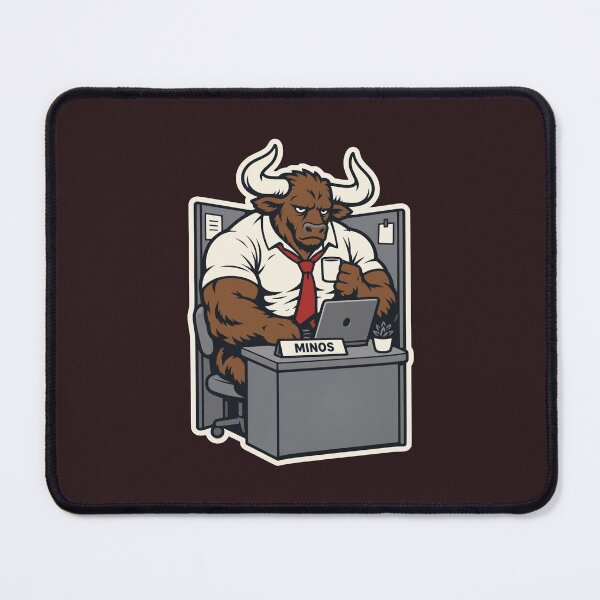 Item preview, Greek Mythology Corporate Minotaur Cubicle Office Grind Labyrinth designed and sold by KungPowUnicorn.