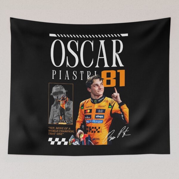 Item preview, F1 Oscar Piastri - White Transparent designed and sold by nenezsisseld.