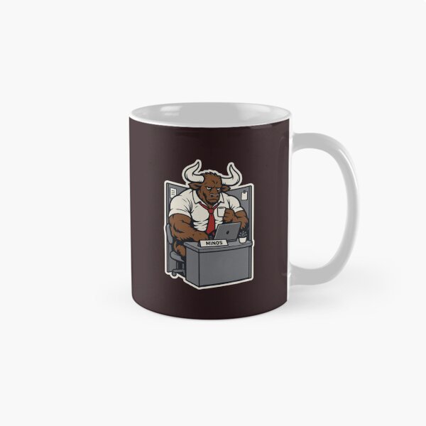 Item preview, Greek Mythology Corporate Minotaur Cubicle Office Grind Labyrinth designed and sold by KungPowUnicorn.