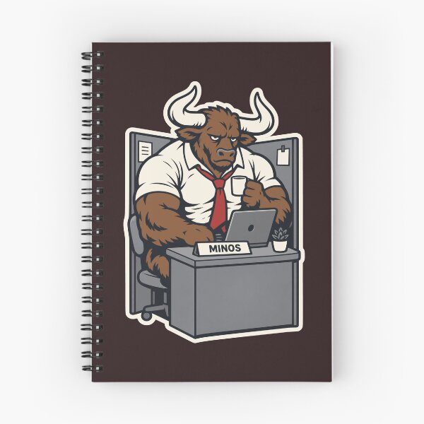 Item preview, Greek Mythology Corporate Minotaur Cubicle Office Grind Labyrinth designed and sold by KungPowUnicorn.