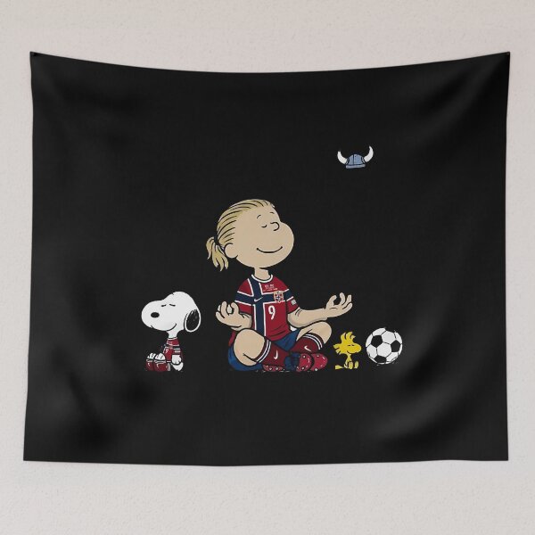 Item preview, Haaland Snoopy Meditation Norway 2026  designed and sold by BadManShop.