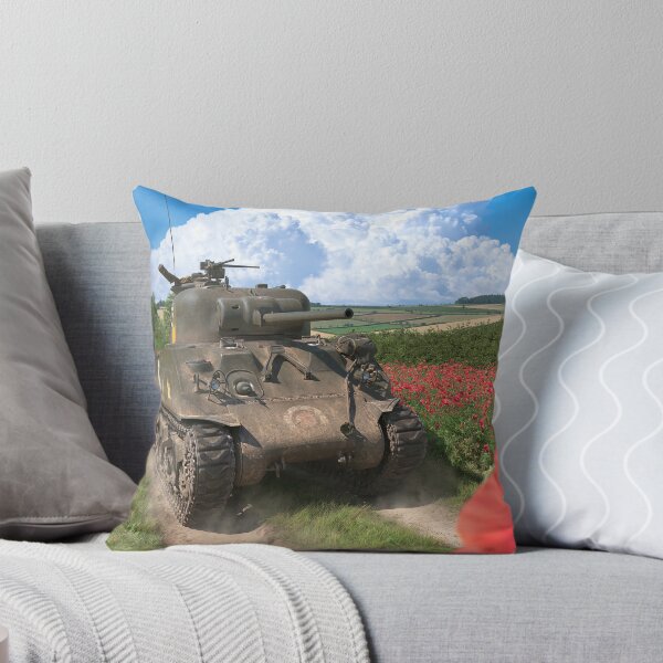 Item preview, Sherman Tanks Through The Poppy Fields designed and sold by Skyframe Aviation.