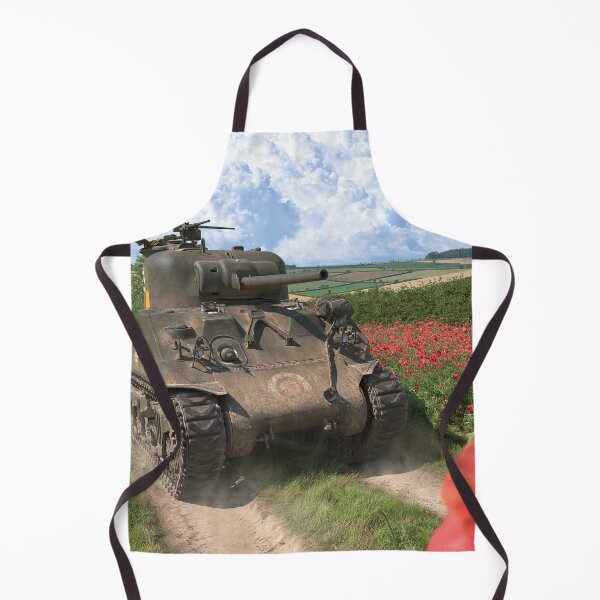 Item preview, Sherman Tanks Through The Poppy Fields designed and sold by Skyframe Aviation.