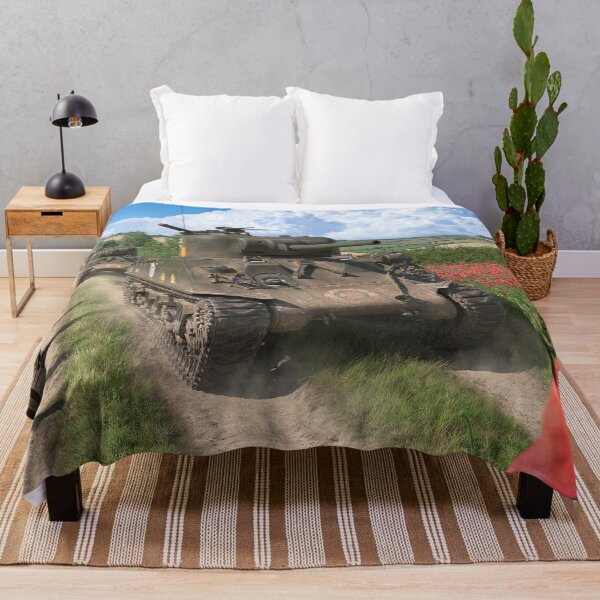 Item preview, Sherman Tanks Through The Poppy Fields designed and sold by Skyframe Aviation.