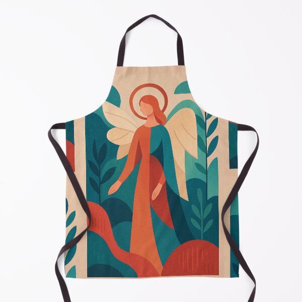 Item preview, Angel with wings and halo - a Geometric illustration. designed and sold by GalleryKauffeld.