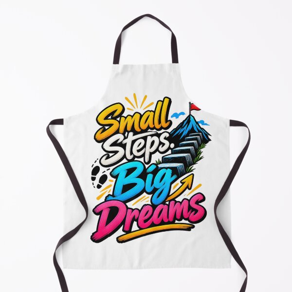 Item preview, Small Steps Big Dreams Motivational Quote designed and sold by Design Sounds Studio.