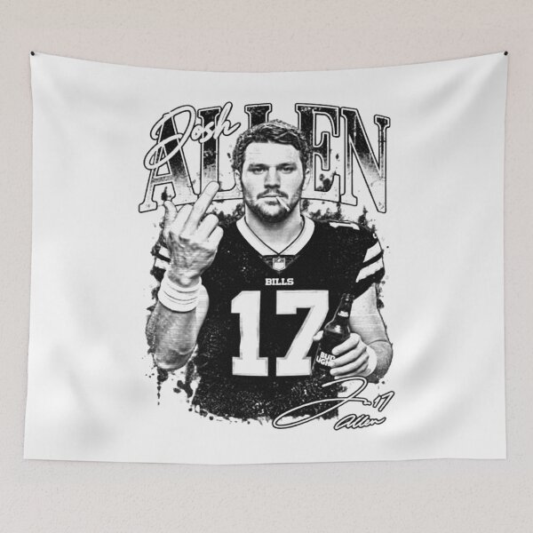 Item preview, Josh Allen Middle Finger Buffalo Bills designed and sold by UrukawaManko.