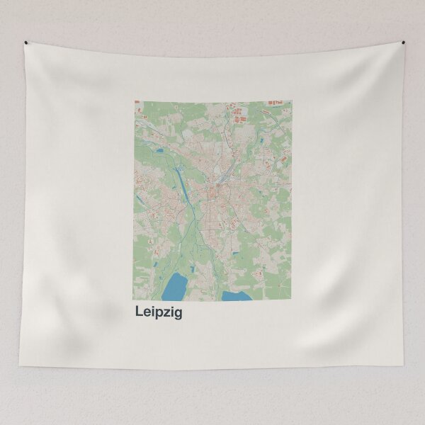 Item preview, Leipzig Minimalistic Map Art designed and sold by MapsNerd.