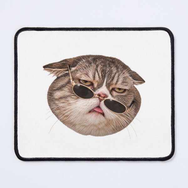Item preview, Funny Cat With Sunglasses. Meme Cat. Grumpy Reaction Cat. designed and sold by CoCoArt-Ua.