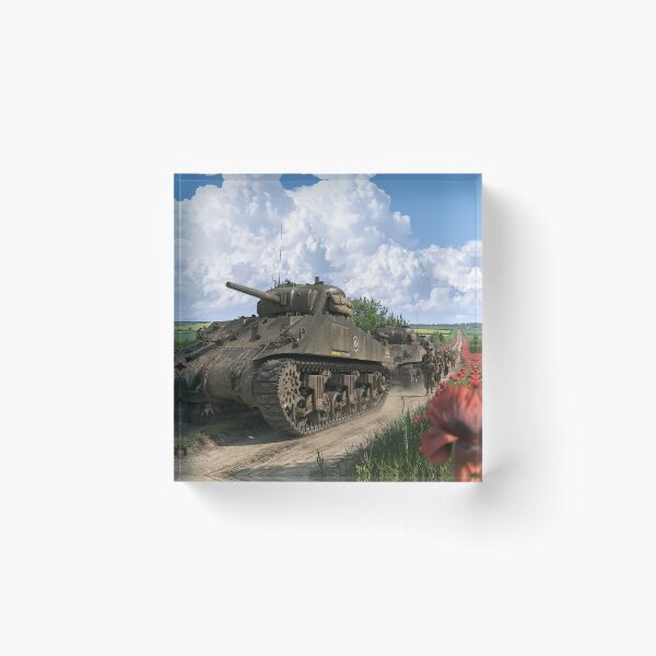 Item preview, WW2 Shermans Along The Country Road designed and sold by Skyframe Aviation.