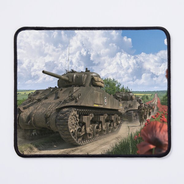 Item preview, WW2 Shermans Along The Country Road designed and sold by Skyframe Aviation.
