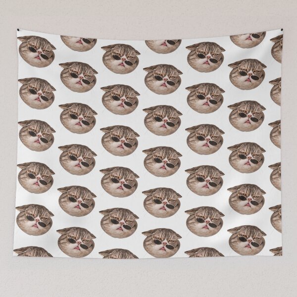 Item preview, Funny Cat With Sunglasses. Meme Cat. Grumpy Reaction Cat. designed and sold by CoCoArt-Ua.