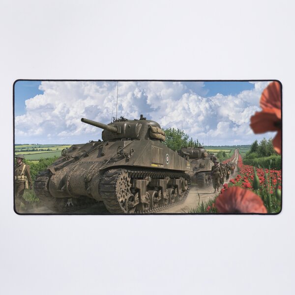 Item preview, WW2 Shermans Along The Country Road designed and sold by Skyframe Aviation.