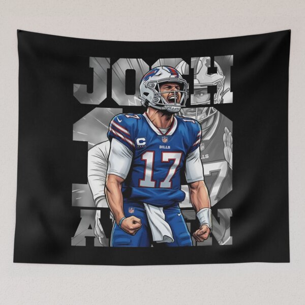 Item preview, Josh Allen Retro Comic Manga Graphic designed and sold by UrukawaManko.