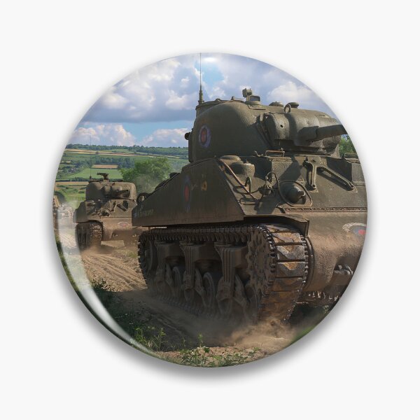 Item preview, Tanques Sherman entre las amapolas designed and sold by Skyframe Aviation.