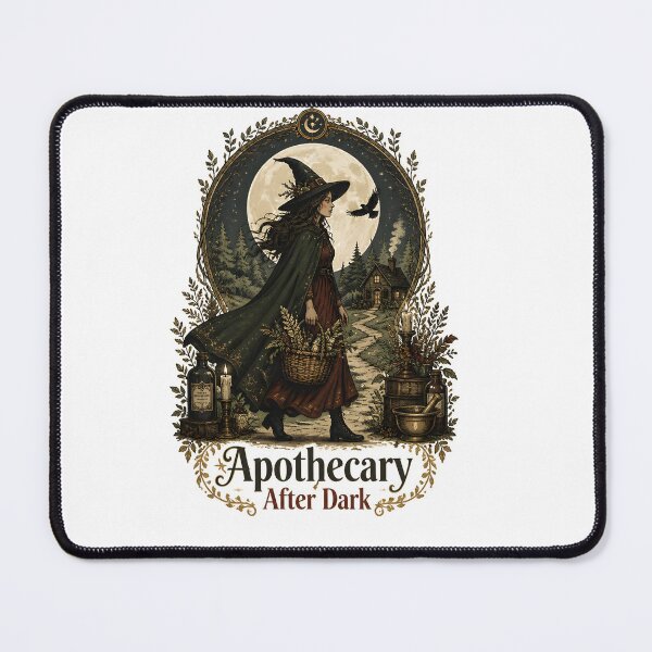 Item preview, Apothecary After Dark Herbalist on the Woodland Path designed and sold by RoyesButler.