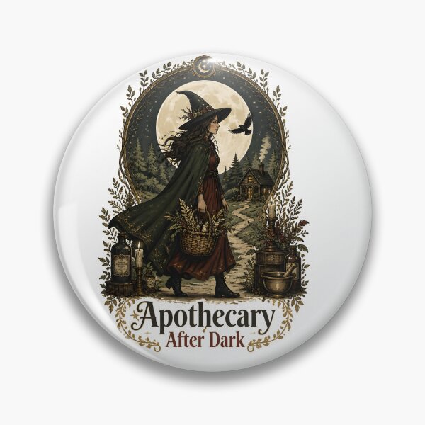 Item preview, Apothecary After Dark Herbalist on the Woodland Path designed and sold by RoyesButler.