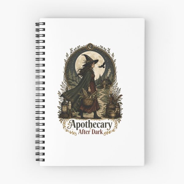 Item preview, Apothecary After Dark Herbalist on the Woodland Path designed and sold by RoyesButler.
