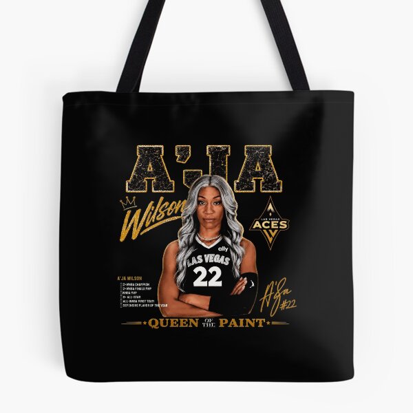 Item preview, A'ja Wilson 'Queen of the Paint' Las Vegas Aces WNBA designed and sold by TaylorJo632106.