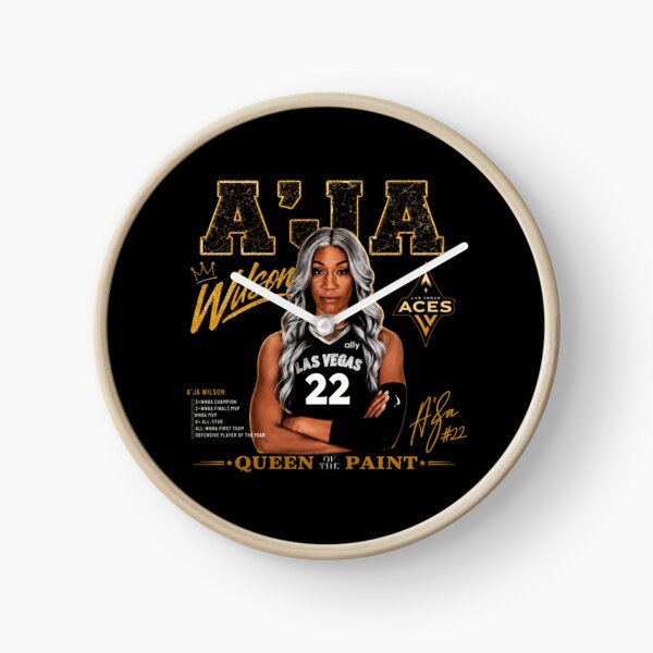 Item preview, A'ja Wilson 'Queen of the Paint' Las Vegas Aces WNBA designed and sold by TaylorJo632106.