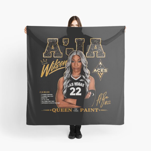 Item preview, A'ja Wilson 'Queen of the Paint' Las Vegas Aces WNBA designed and sold by TaylorJo632106.