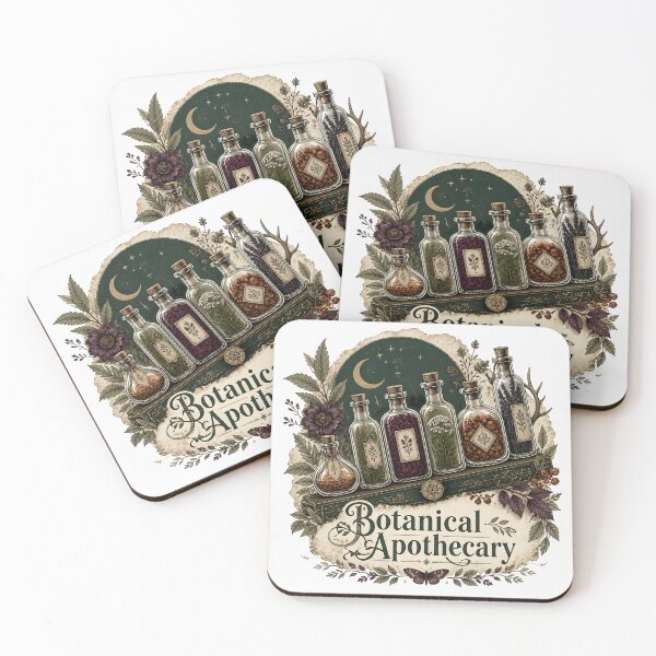 Item preview, Botanical Apothecary Vintage Potion Shelf designed and sold by RoyesButler.