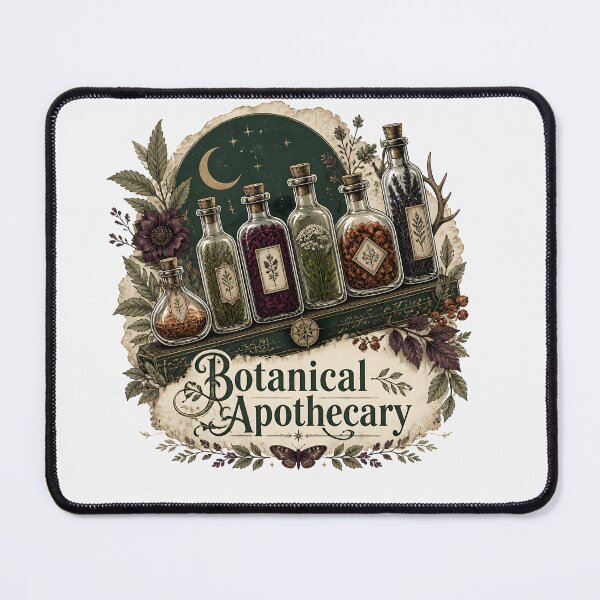 Item preview, Botanical Apothecary Vintage Potion Shelf designed and sold by RoyesButler.