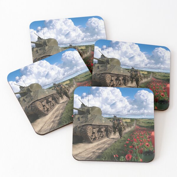 Item preview, WW2 Armoured Column Through The Poppies designed and sold by Skyframe Aviation.