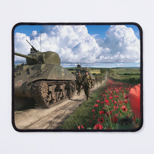 Item preview, WW2 Armoured Column Through The Poppies designed and sold by Skyframe Aviation.