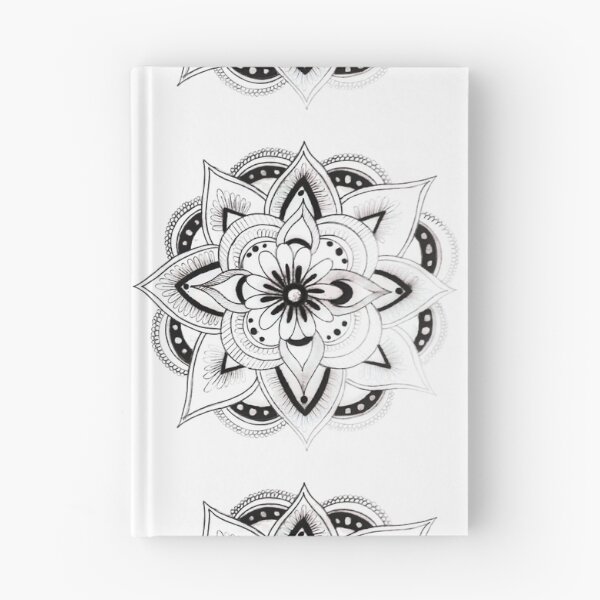 Item preview, Hand-Drawn Symmetrical Floral Mandala Art designed and sold by Alaakadry800.