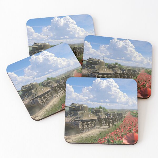 Item preview, Sherman Tanks Road Of Remembrance designed and sold by Skyframe Aviation.