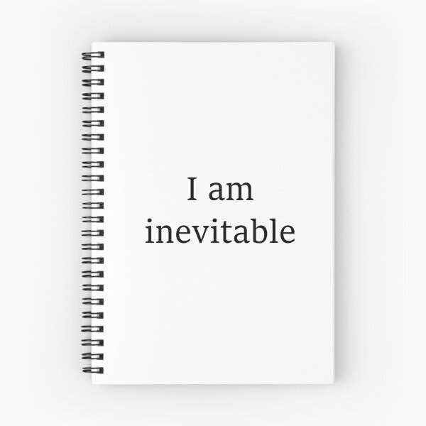 Item preview, I am Inevitable T-Shirt Design designed and sold by bionixart.