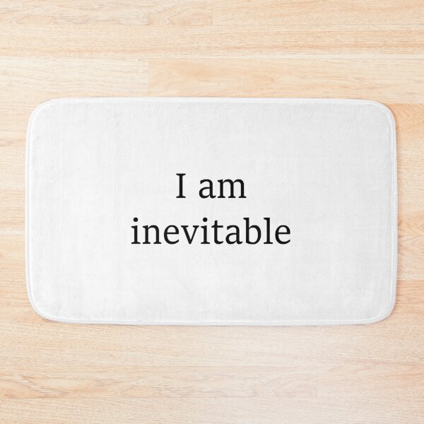 Item preview, I am Inevitable T-Shirt Design designed and sold by bionixart.