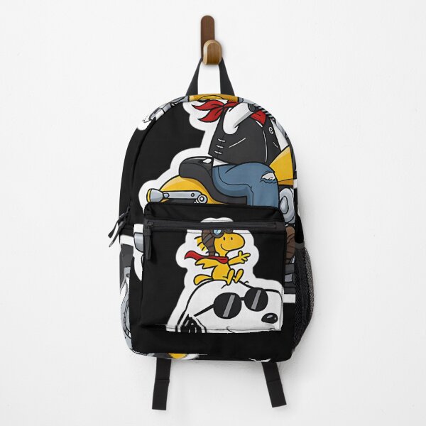 Item preview, Snoopy Biker Riding Motorcycle With Woodstock - Cool Peanuts  designed and sold by Akki27.