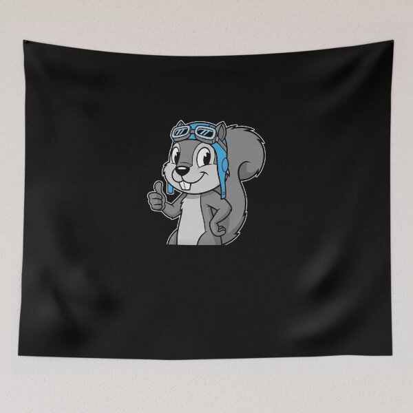 Item preview, Cute Aviator Cartoon Squirrel Vintage Style Shirt #4569 designed and sold by shawn-muse.