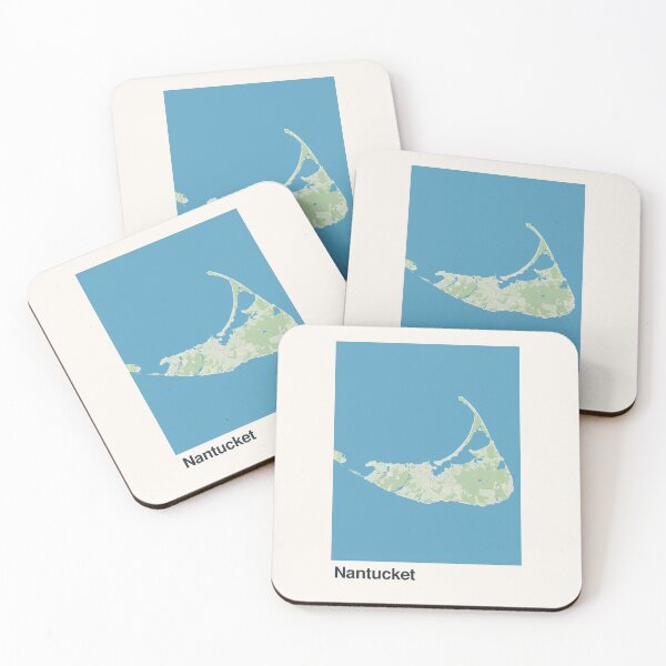 Item preview, Nantucket Minimalistic Map Art designed and sold by MapsNerd.