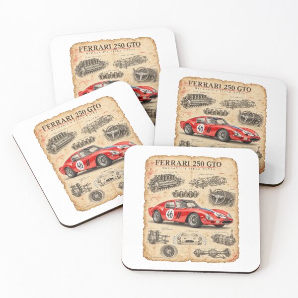 Item preview, Ferrari 250 GTO – Mechanic’s Field Notes designed and sold by Russell Thorne.