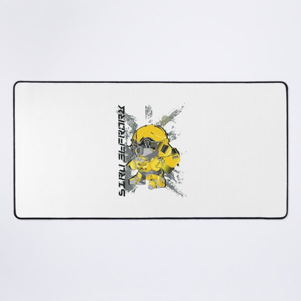 Item preview, Chibi Robot Yellow Mech Grunge Art designed and sold by OlafZemlak.